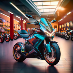 Motocykl na prodej.